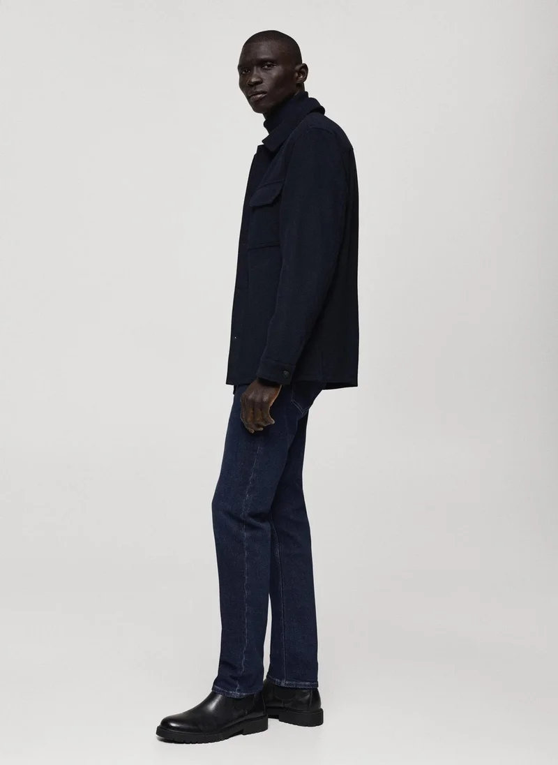 Mango Man rinse slim fit jeans